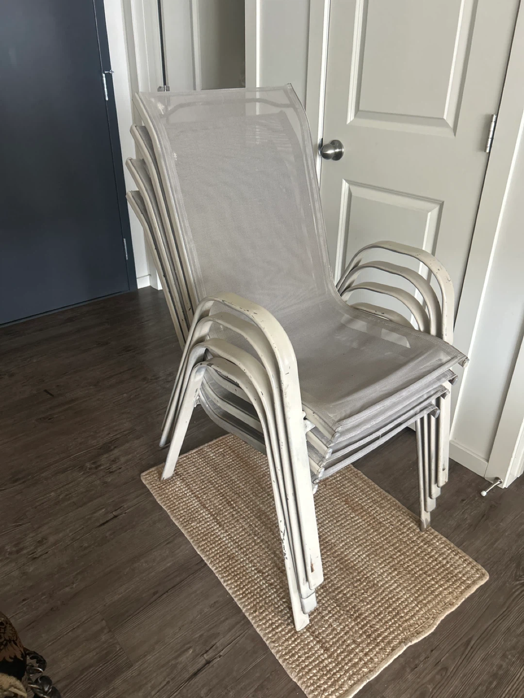 Stacking Outdoor Chairs (Set of 4)