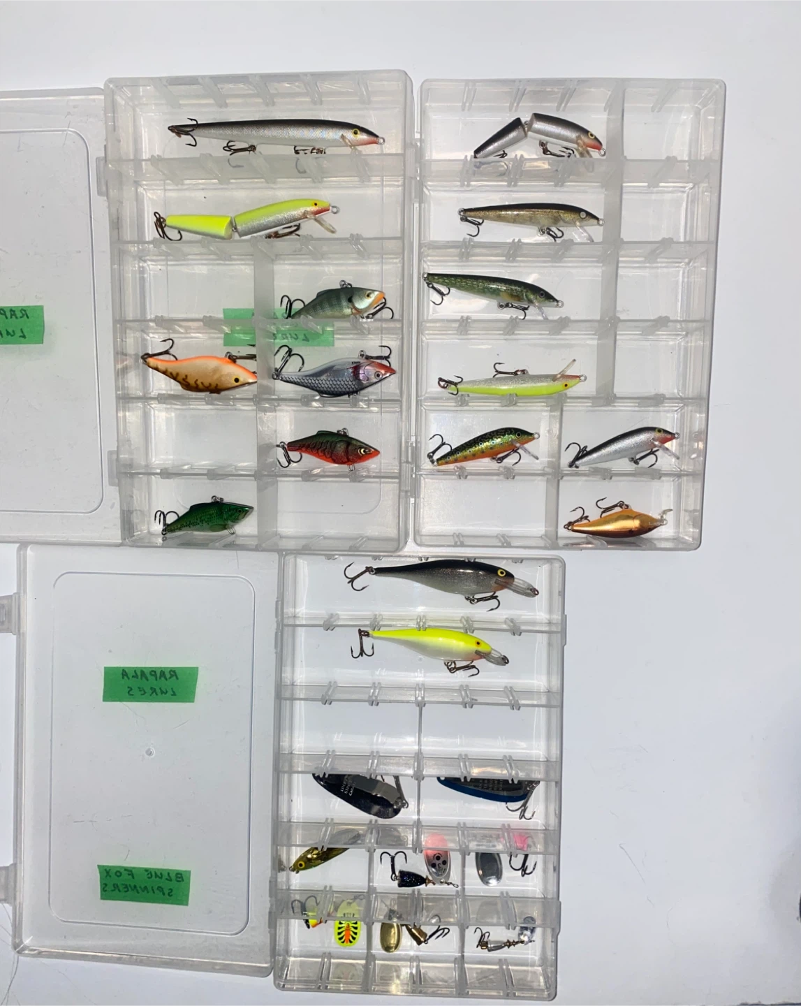 Vintage Rapala Lures and Blue Fox Spinners