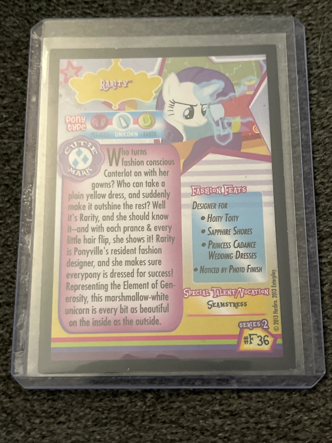 MLP Rarity Promo Trading Card - photo 2