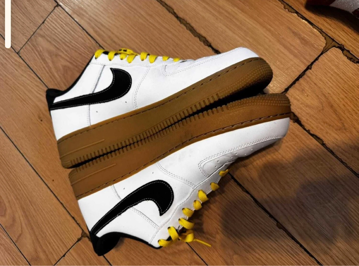 Nike Air Force 1 Low White Gum Smiley Face Shoes - photo 3