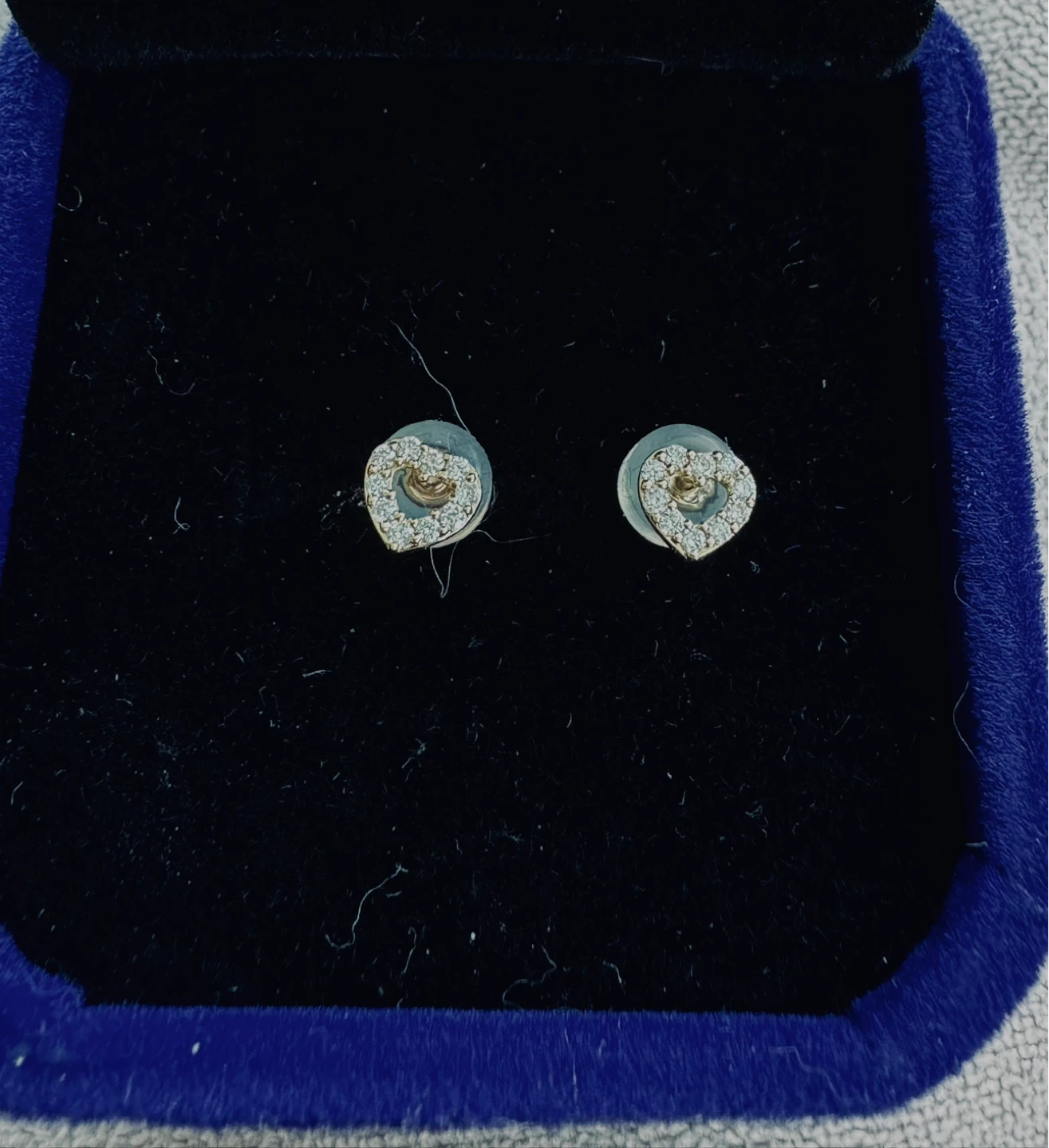 Open Heart Diamond Earrings