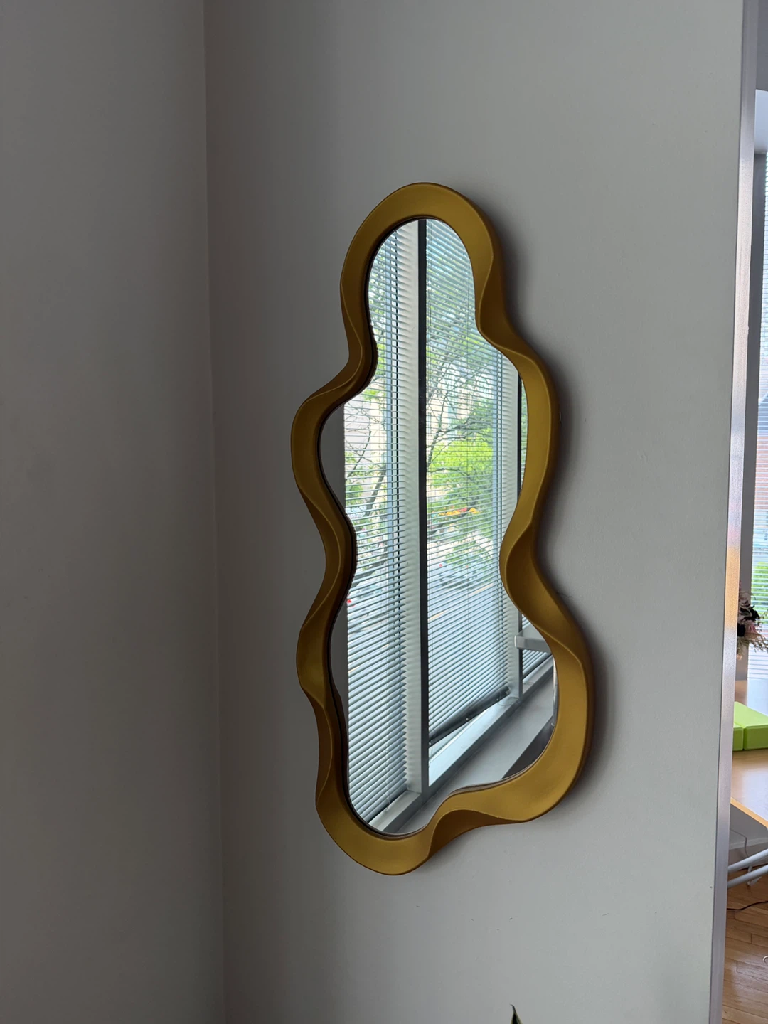 Large Asymmetrical Mirror 30"x14"