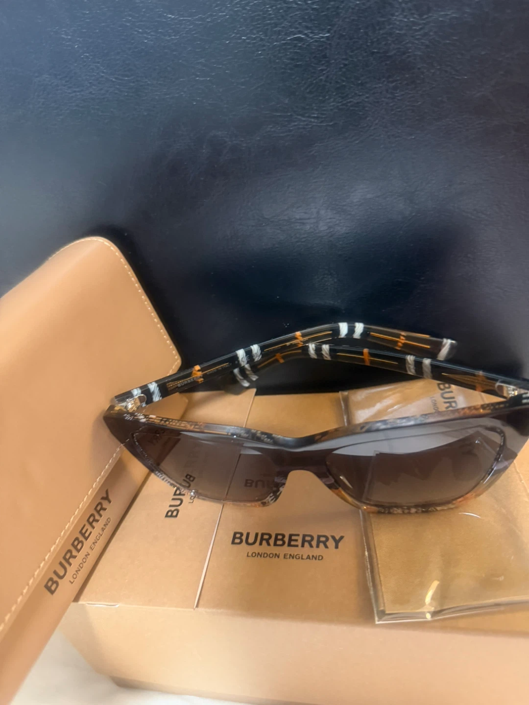 Burberry Sunglasses with Case and Box