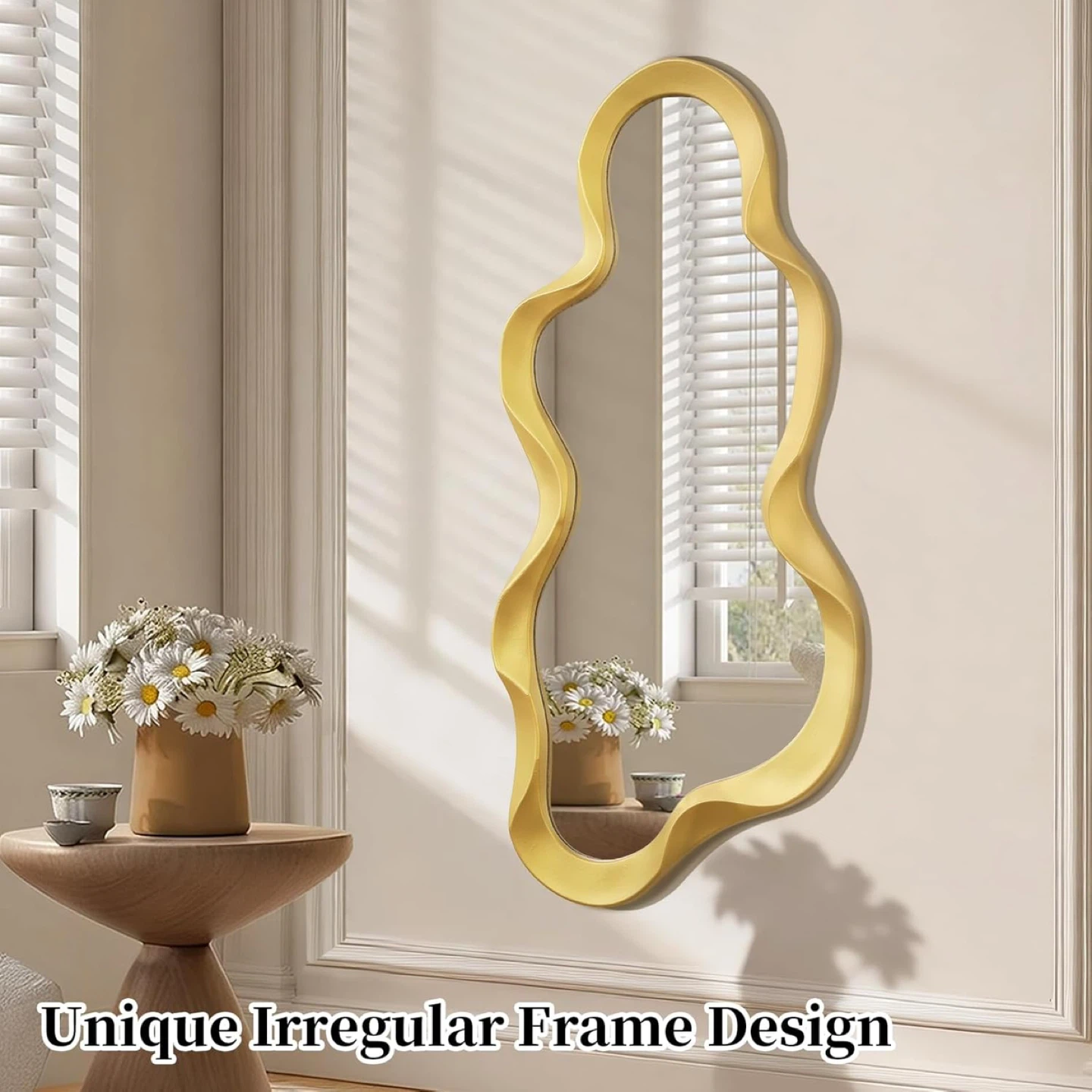 Large Asymmetrical Mirror 30"x14" - photo 3