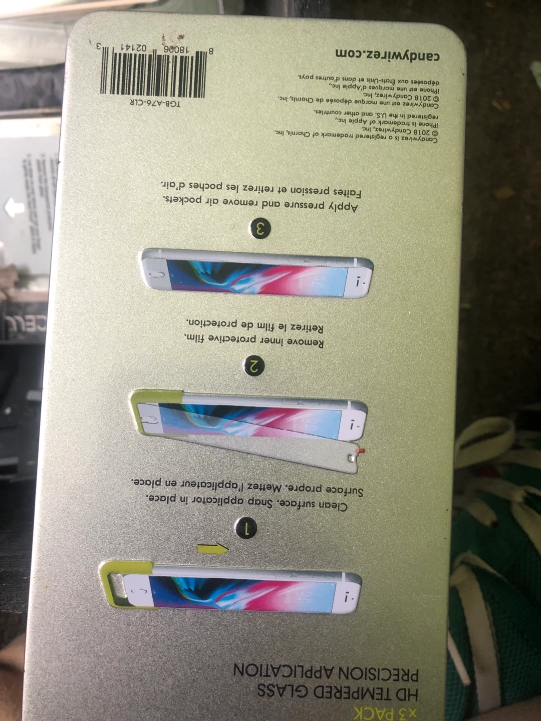 Candywirez 3-Pack HD Tempered Glass Screen Protectors - photo 2