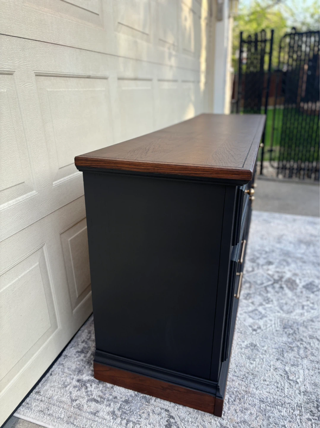 9 Drawer MCM Walnut Dresser “freshly refinished” - photo 5