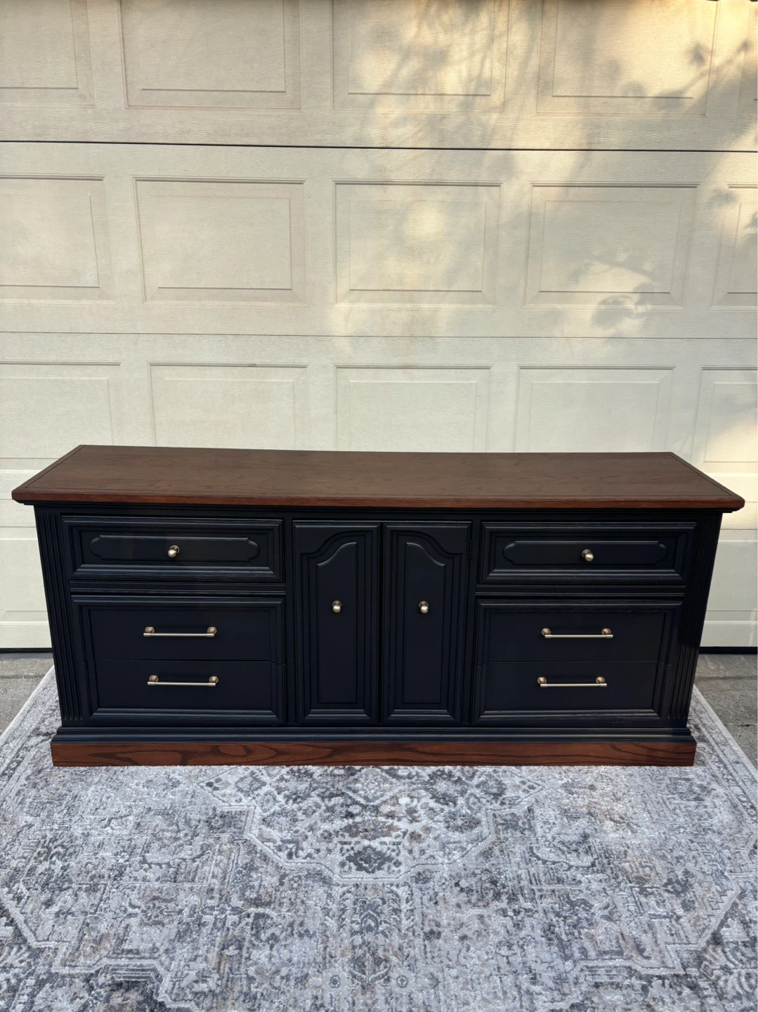 9 Drawer MCM Walnut Dresser “freshly refinished” - photo 4
