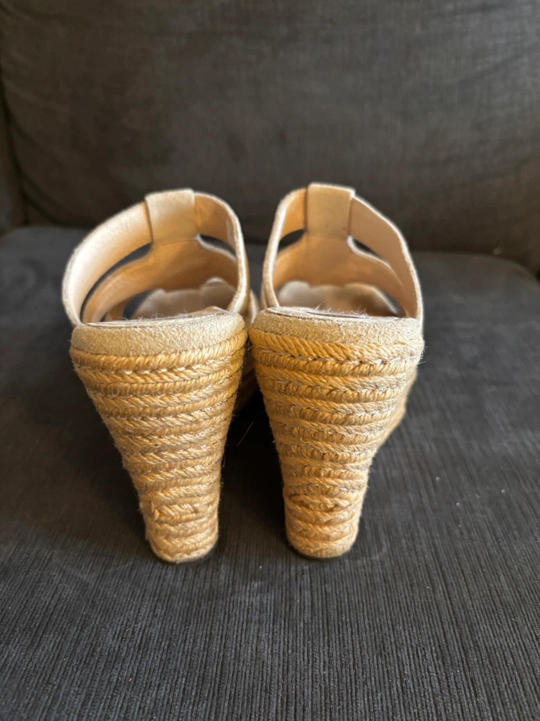 UGG Wedge Sandals Tan Suede Size 7 - photo 2