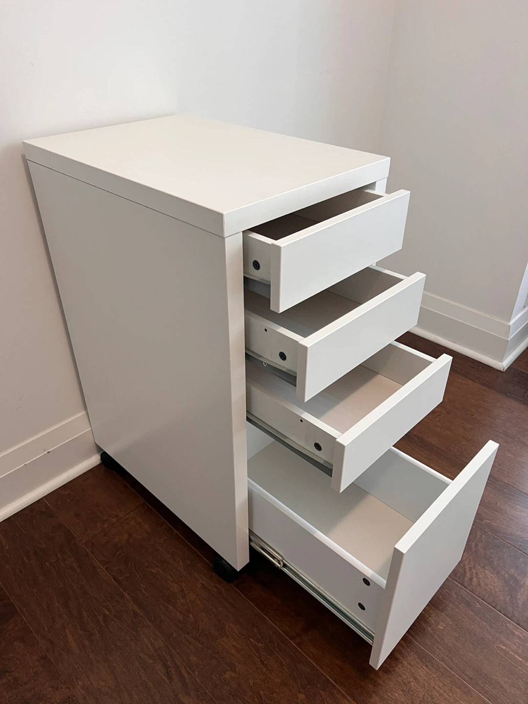 IKEA MICKE 4-Drawer Rolling Storage Cabinet - photo 3