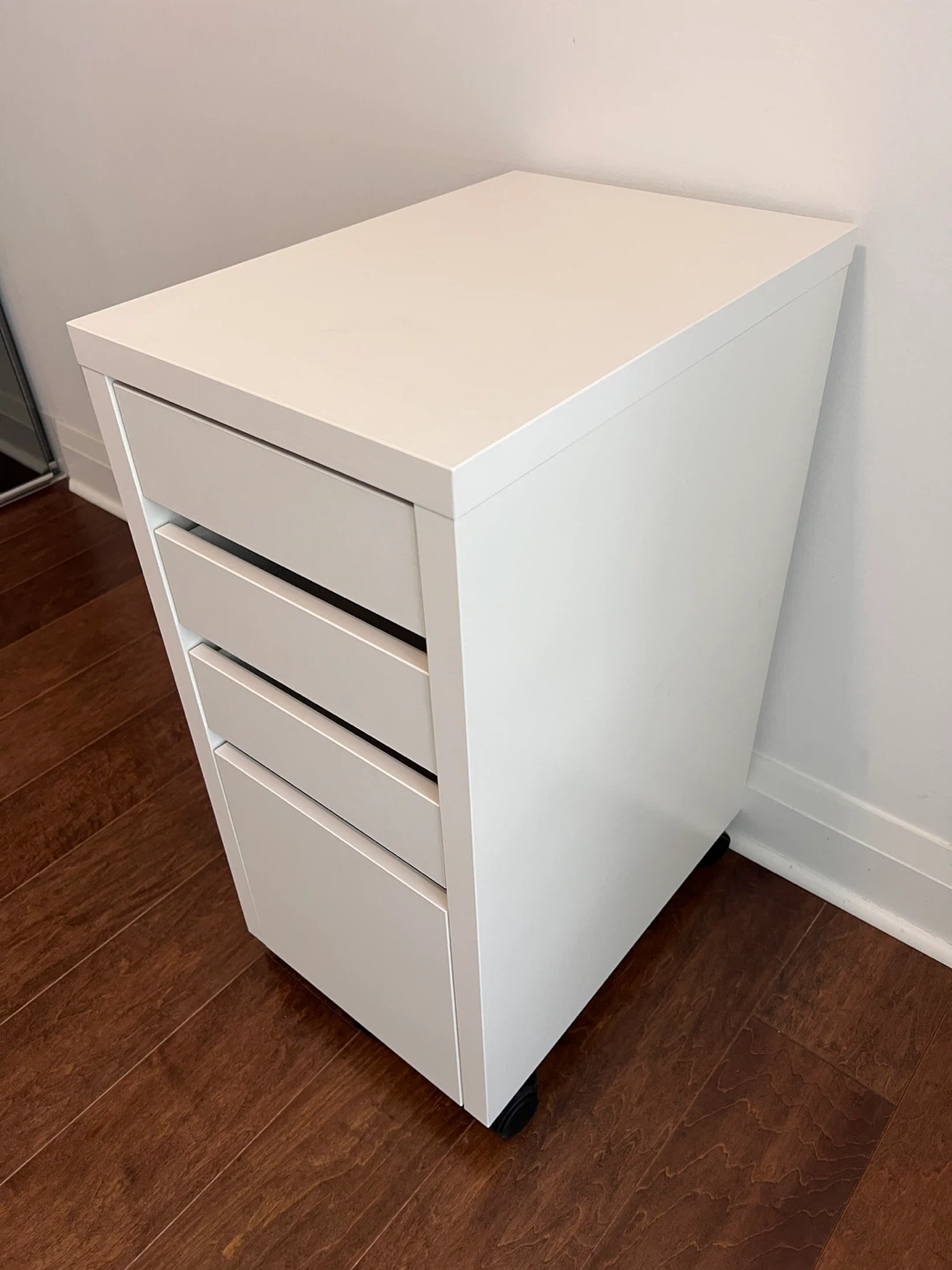 IKEA MICKE 4-Drawer Rolling Storage Cabinet - photo 2
