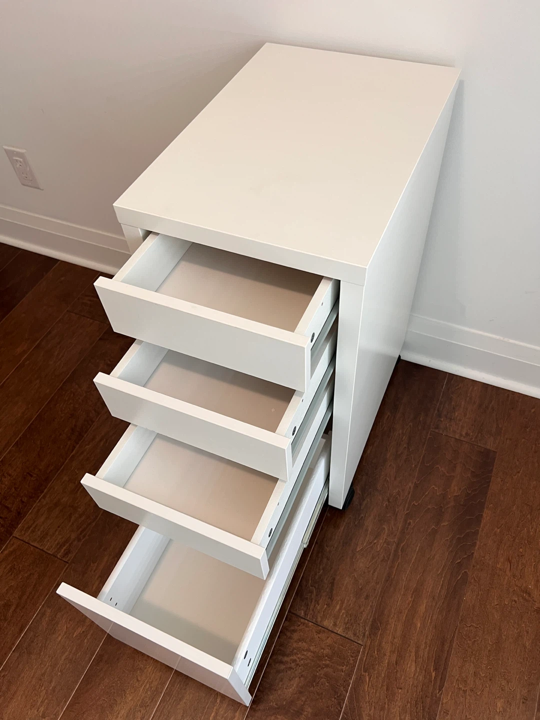 IKEA MICKE 4-Drawer Rolling Storage Cabinet - photo 4