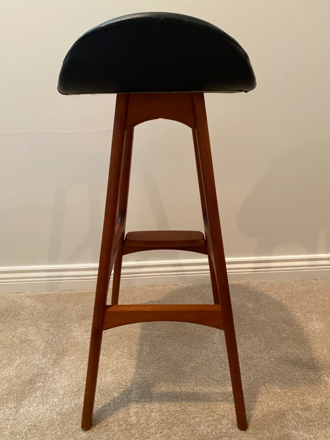 Danish Teak and Erik Buck Bar Stool - photo 2