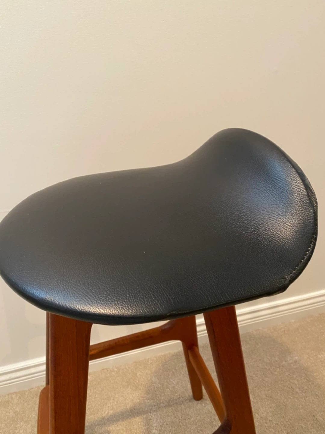 Danish Teak and Erik Buck Bar Stool - photo 4