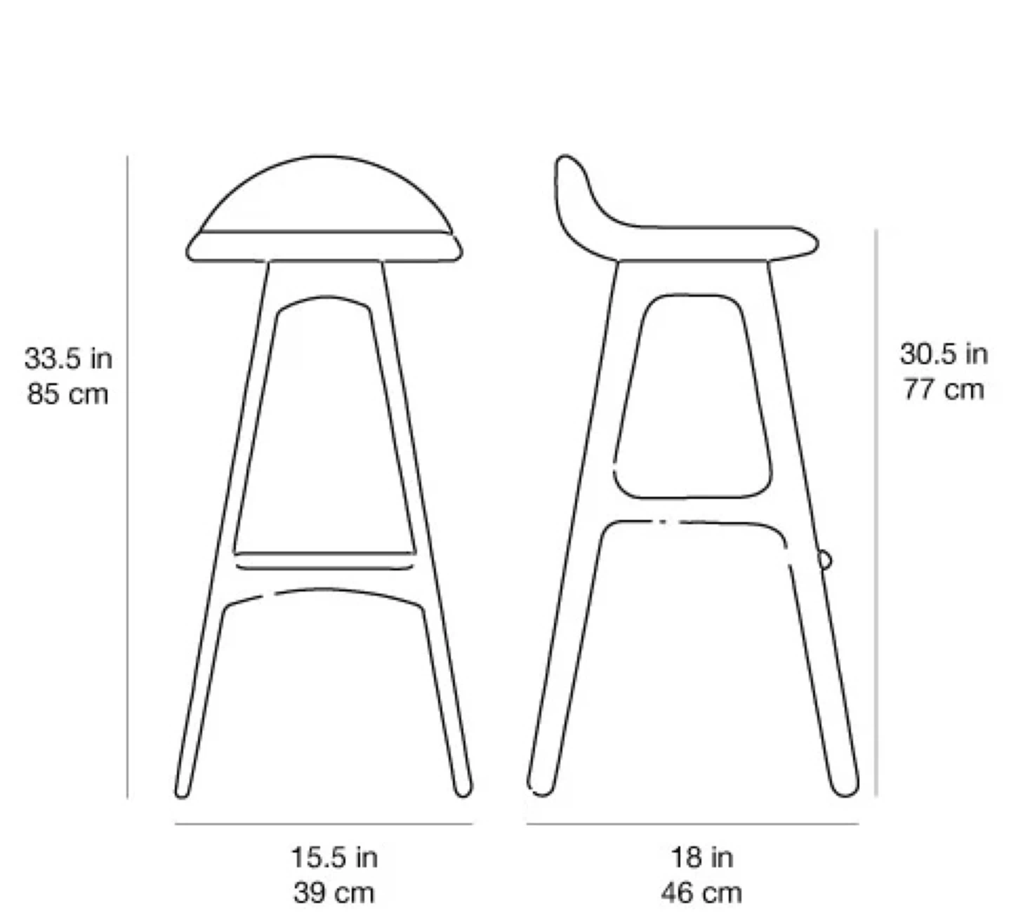 Danish Teak and Erik Buck Bar Stool - photo 5