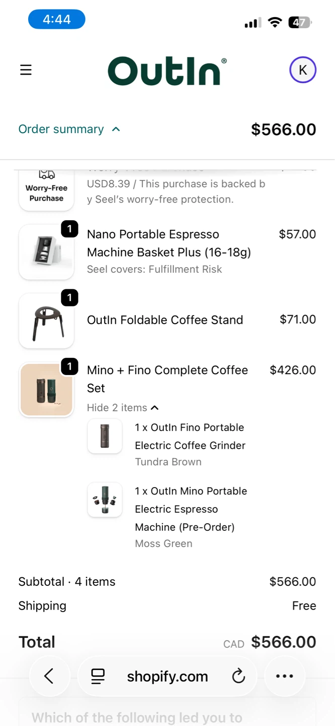 Outin Nano Portable Espresso Machine - photo 4