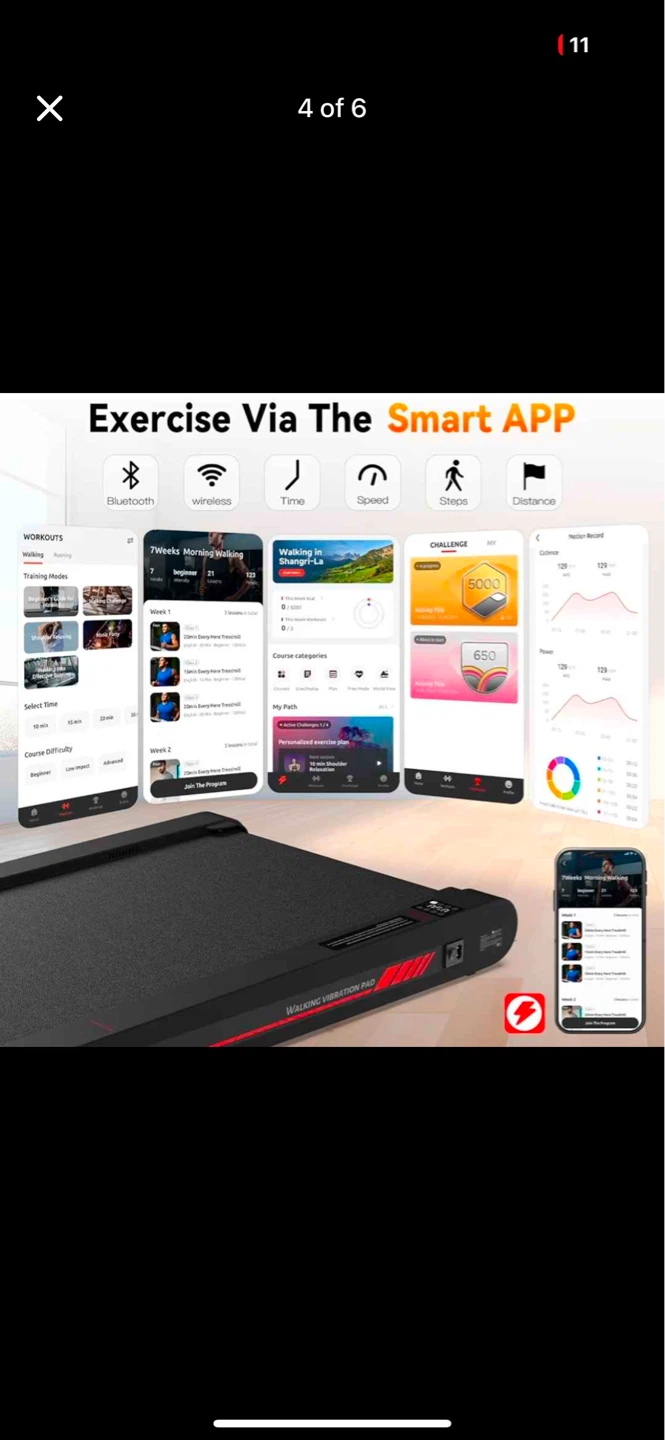 Walking Vibration Pad Under Desk Treadmill - photo 4