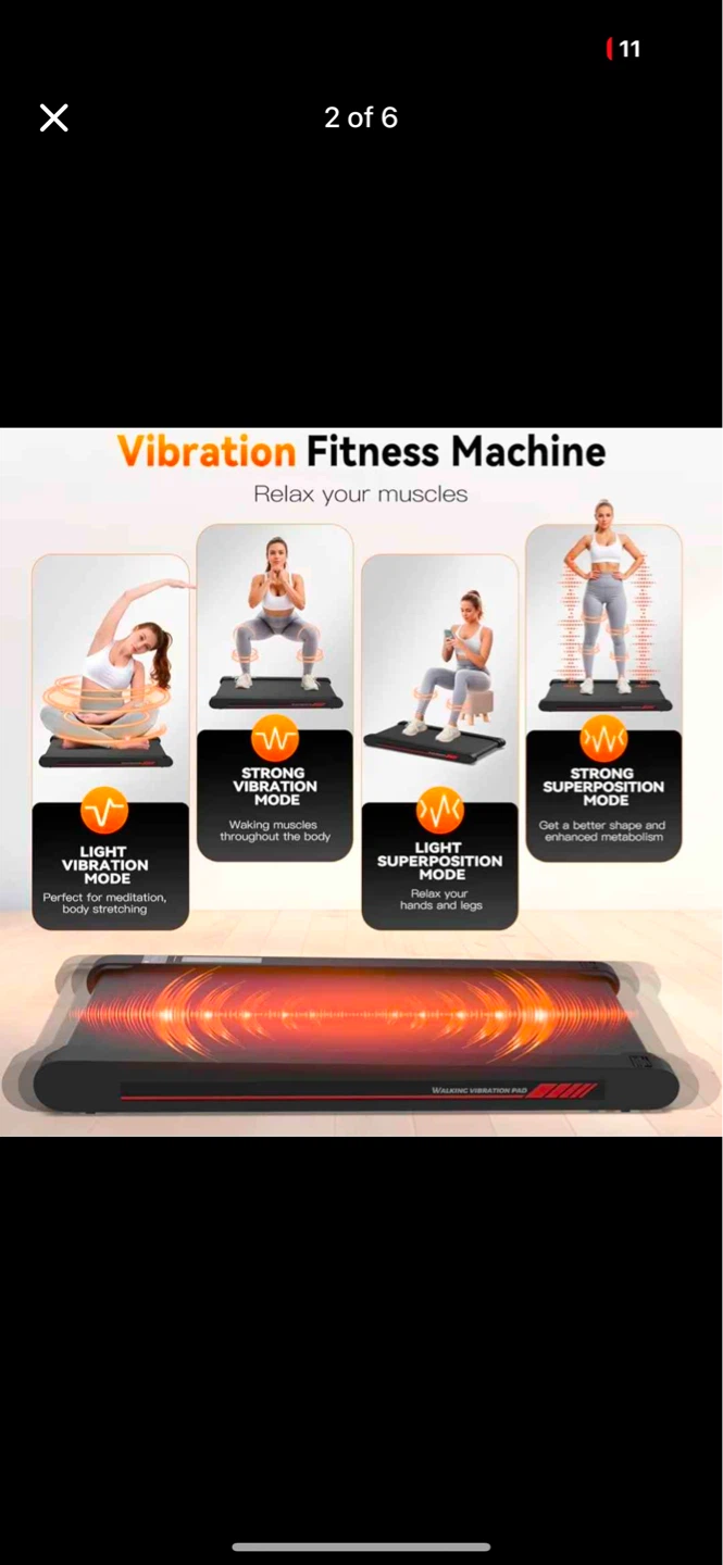 Walking Vibration Pad Under Desk Treadmill - photo 2