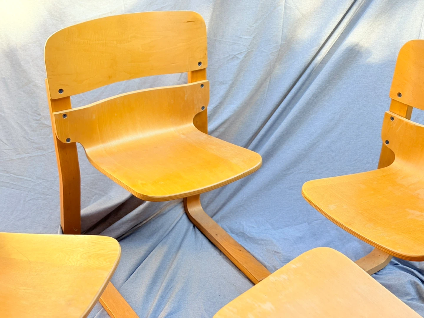 Vintage wooden chairs - photo 3