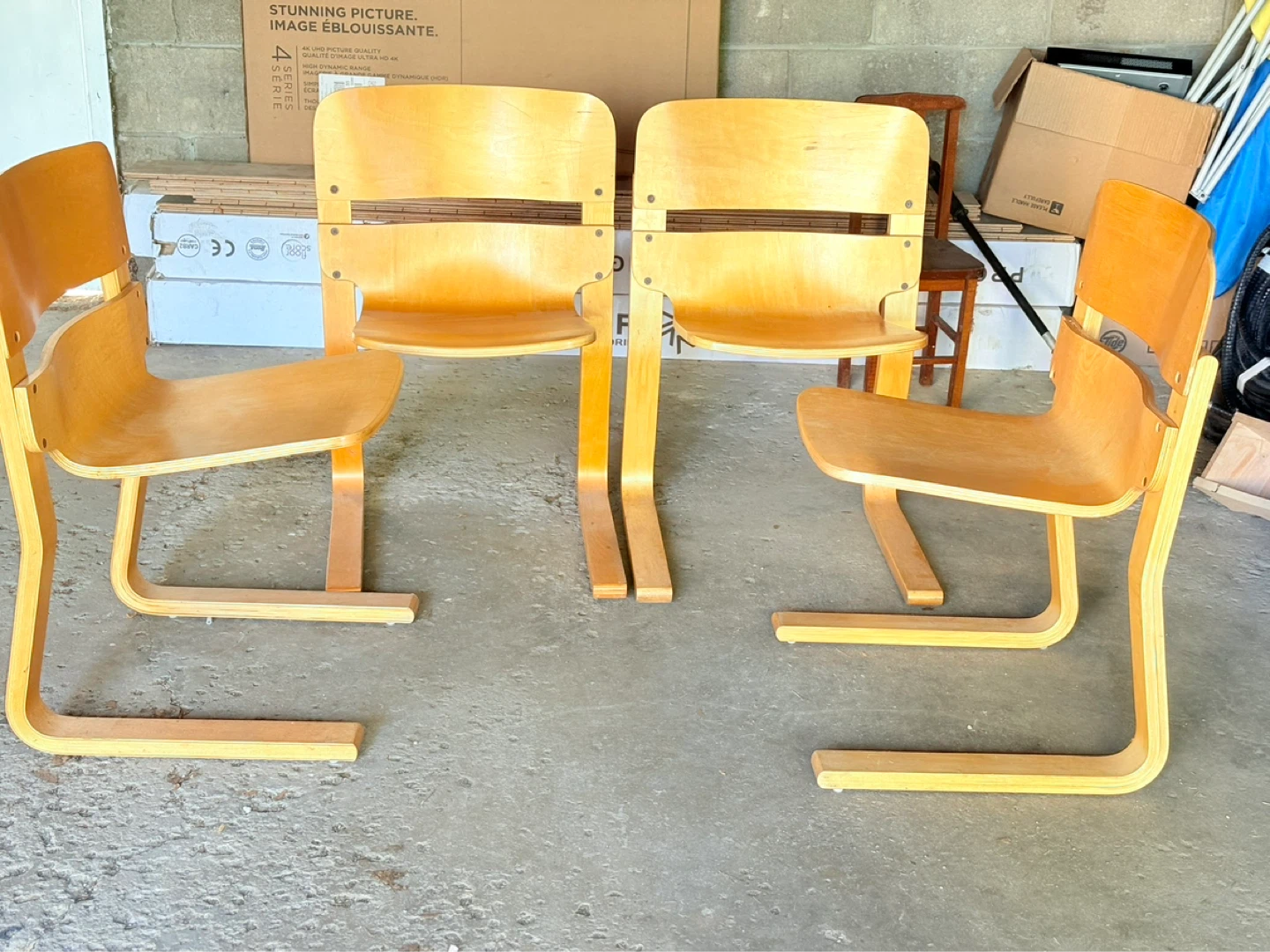 Vintage wooden chairs - photo 4
