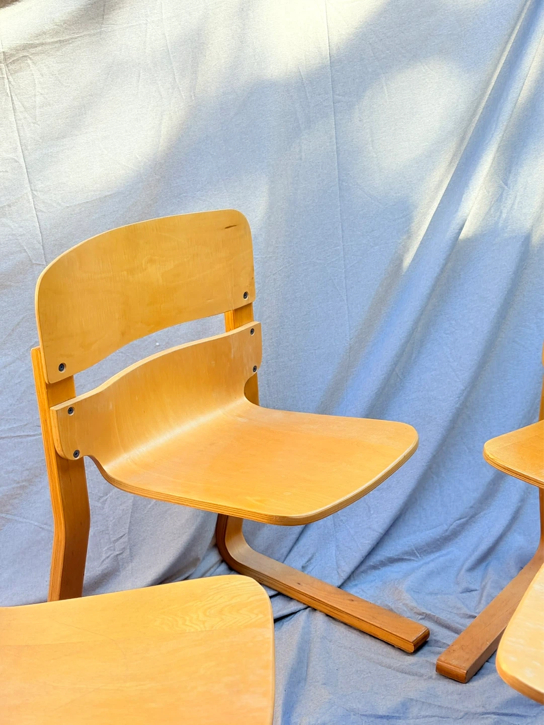 Set of 4 Vintage European Cantilever Chairs - photo 2