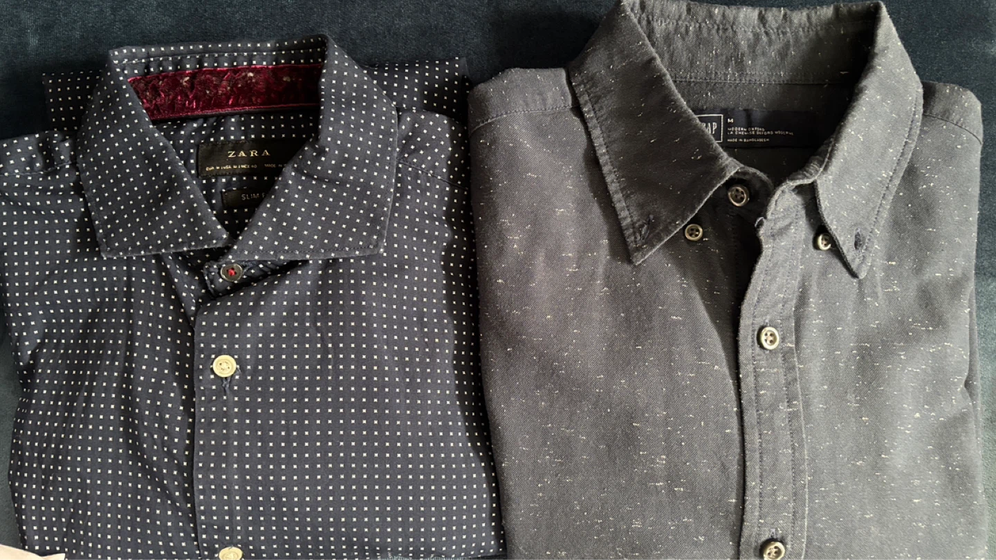 Bundle of 6 Men's Shirts: Zara, H&M & Gap - photo 2
