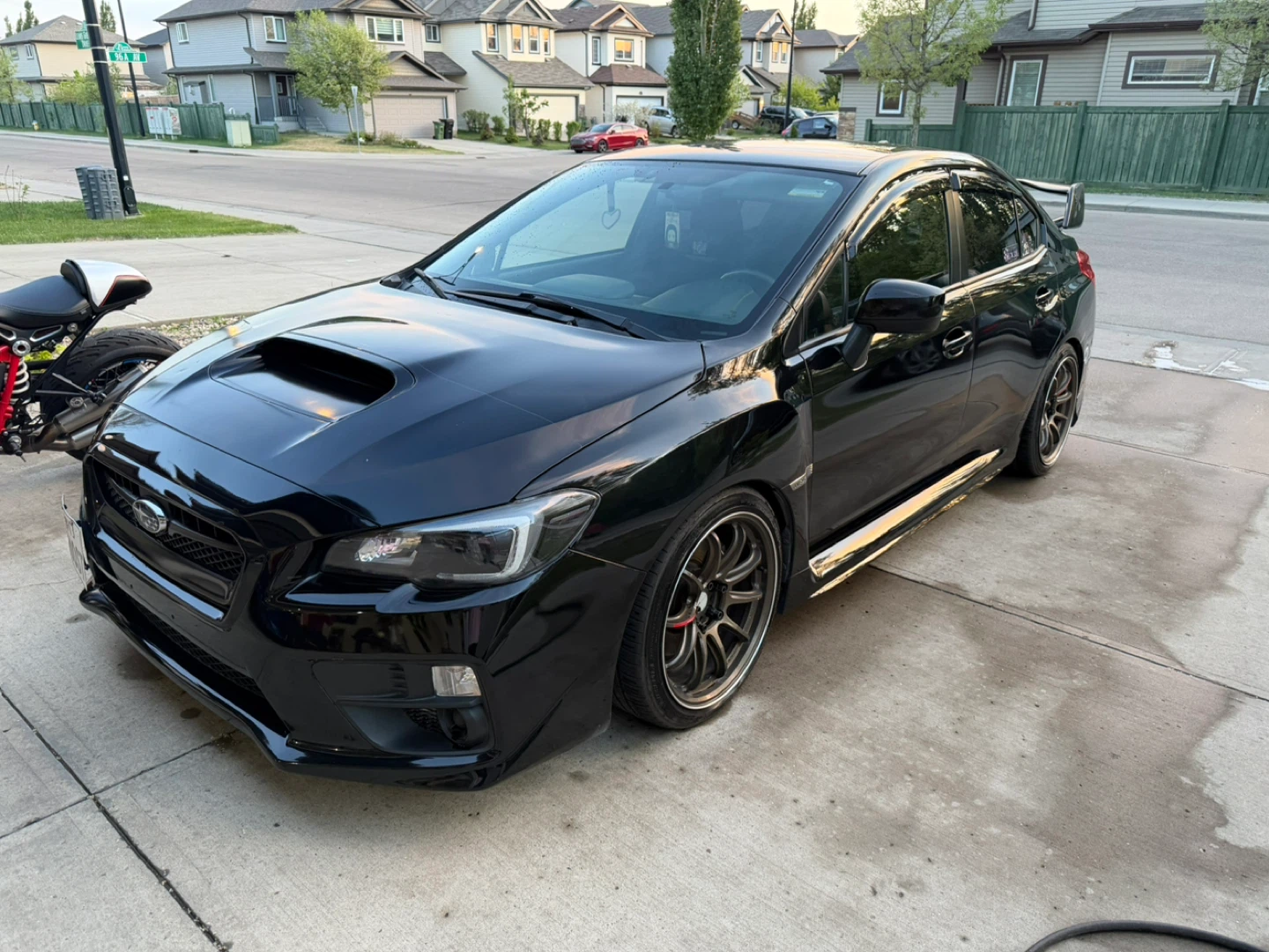 Black Subaru WRX