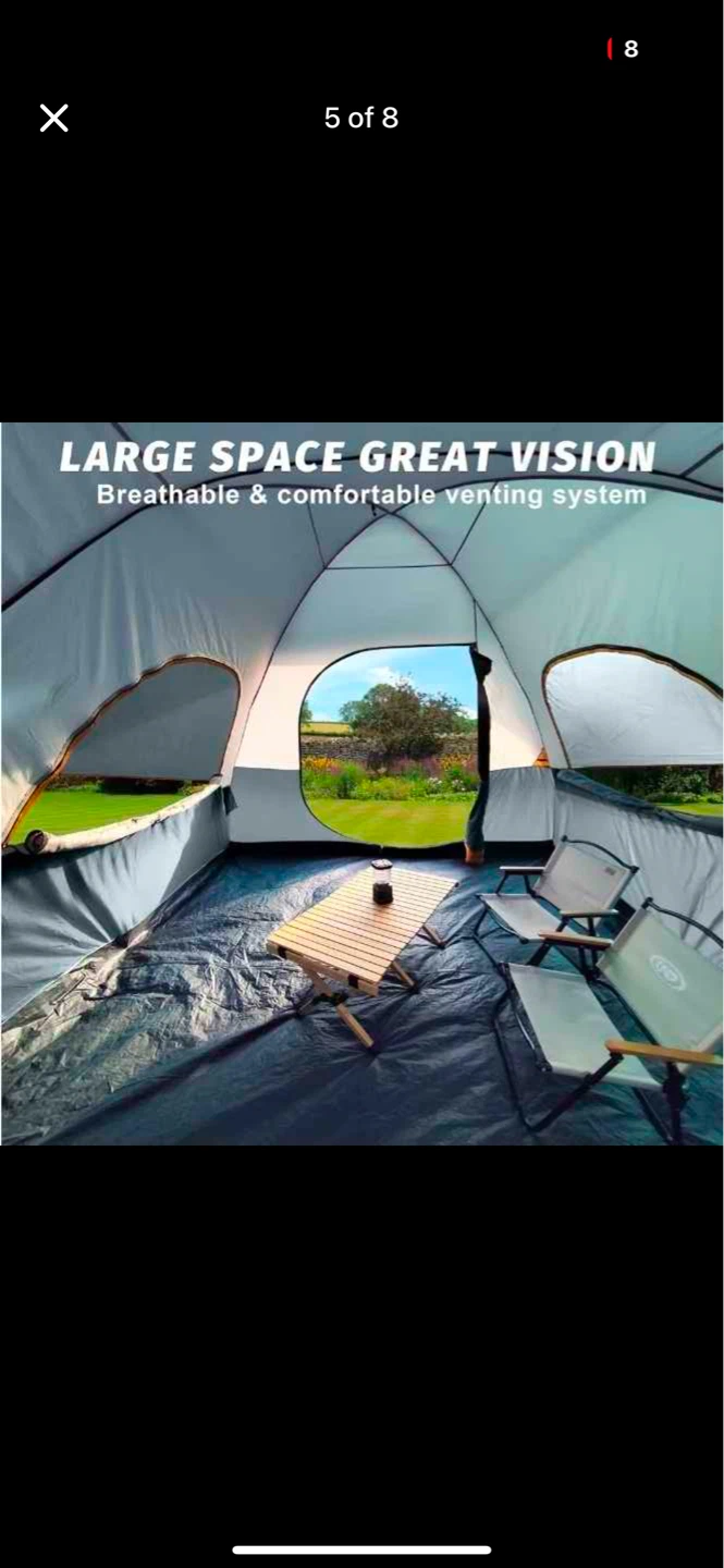 6 Person 10ft x 10ft Camping Tent - photo 5