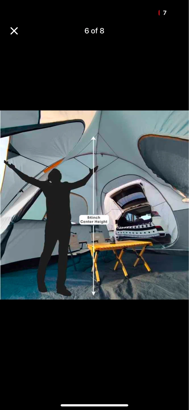 6 Person 10ft x 10ft Camping Tent - photo 4