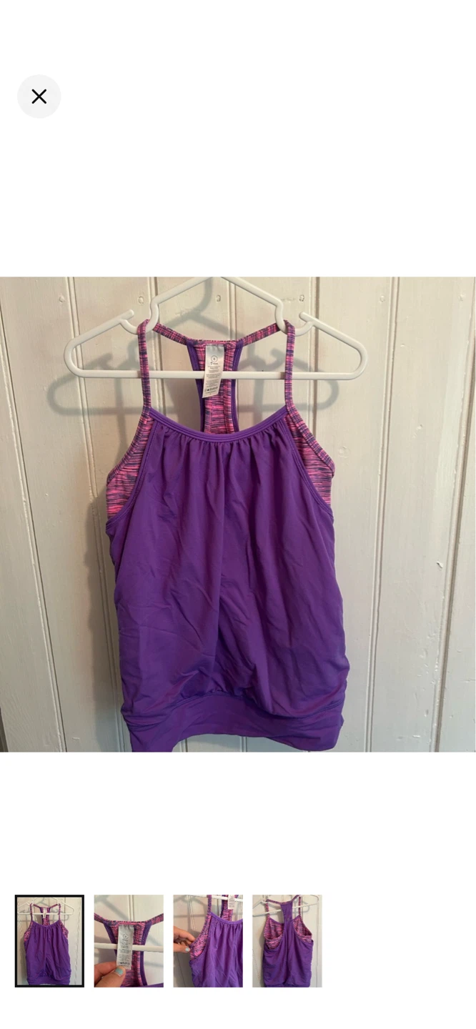 Ivivva Girls Purple Tank Top