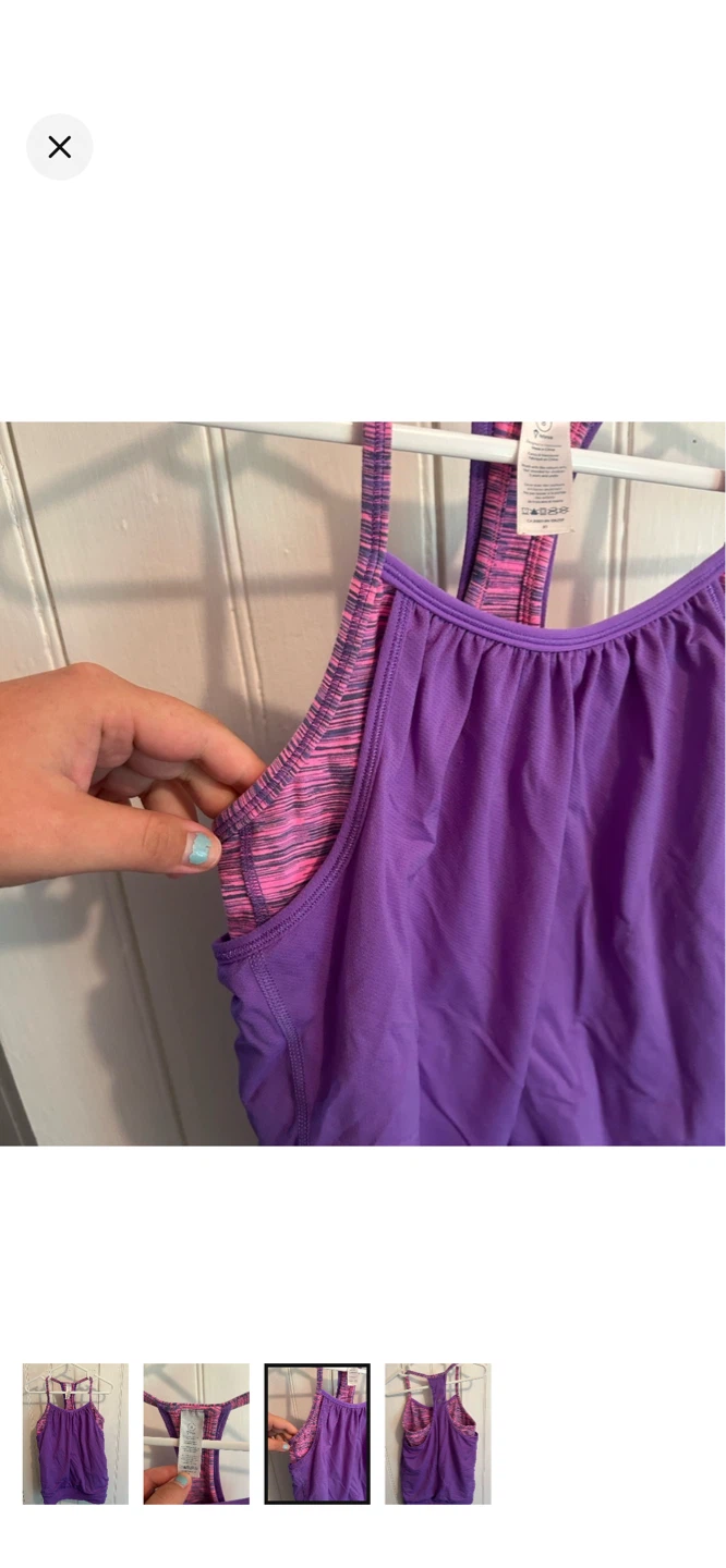 Ivivva Girls Purple Tank Top - photo 3