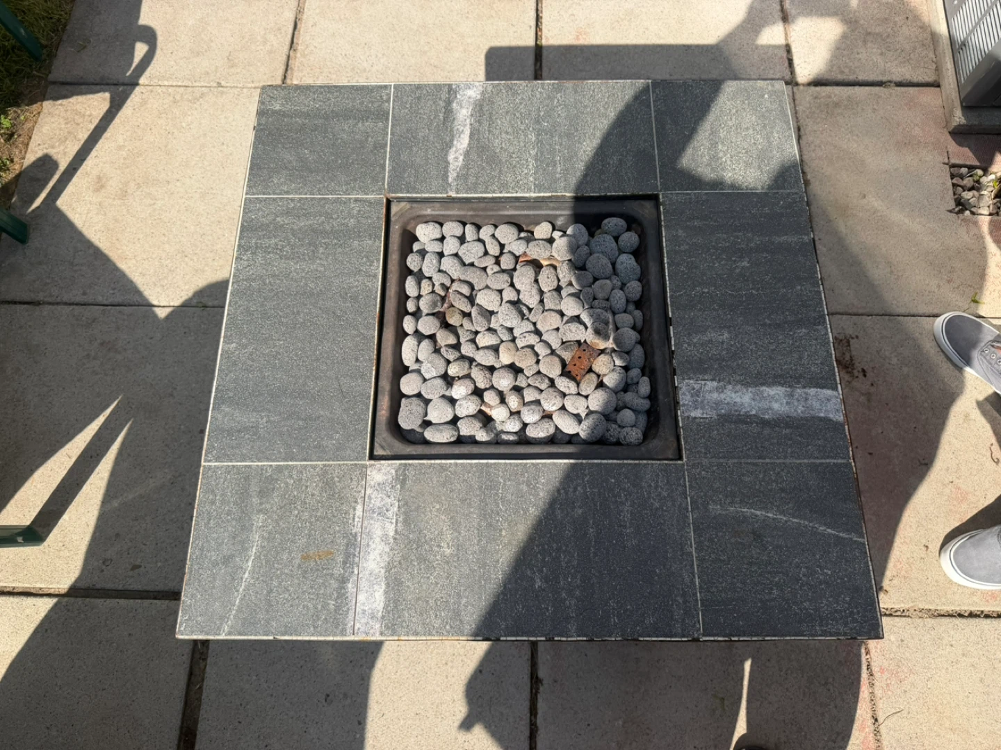 Square Tiled Fire Pit Table - photo 3