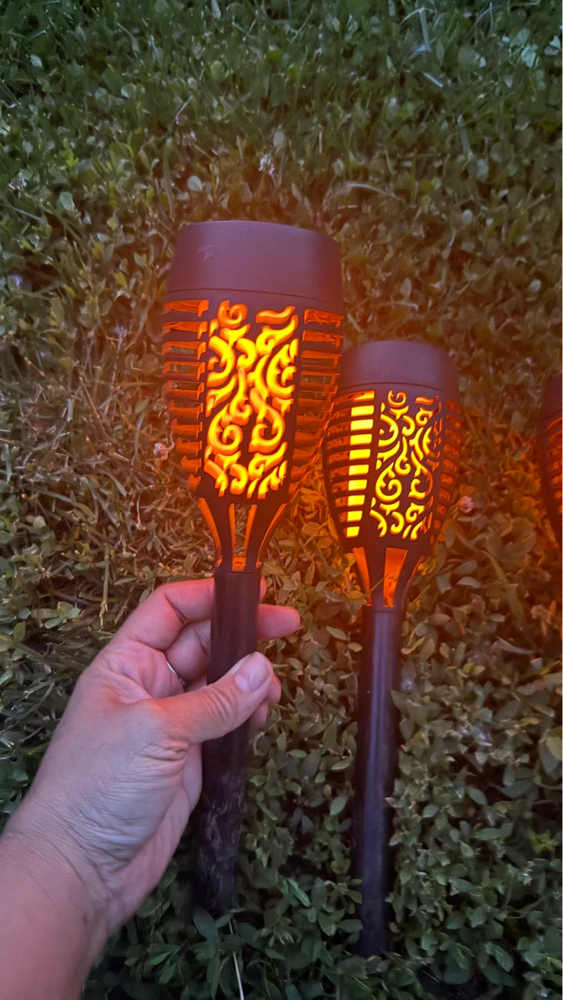 Set of 8 Solar Flame Torches check more pictures - photo 2