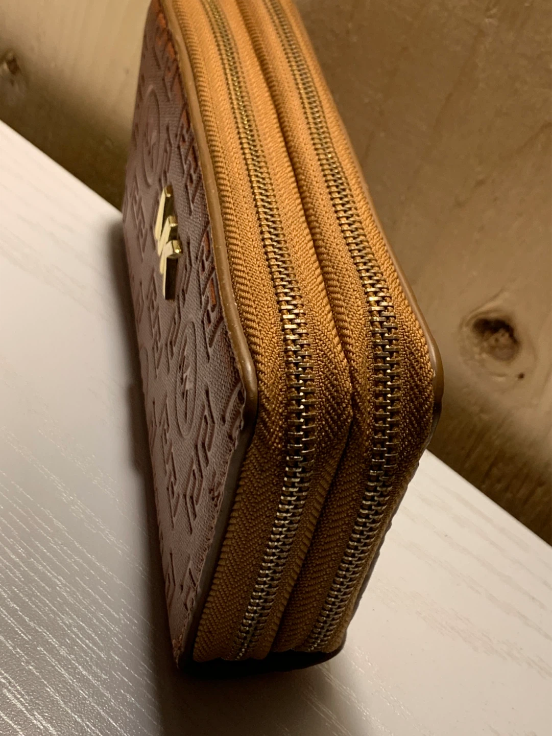 Michael Kors Brown Monogram Zip Wallet - photo 3