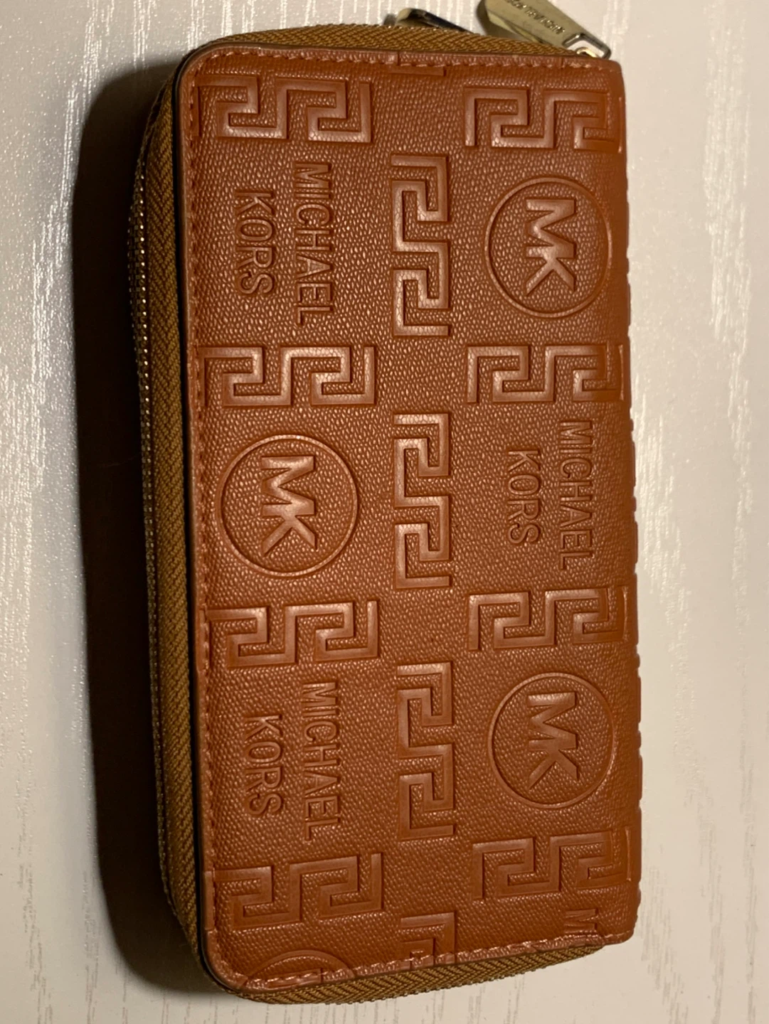 Michael Kors Brown Monogram Zip Wallet - photo 2