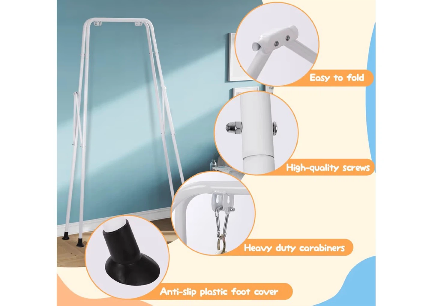 Baby Swing Set with 3 Modes - photo 4