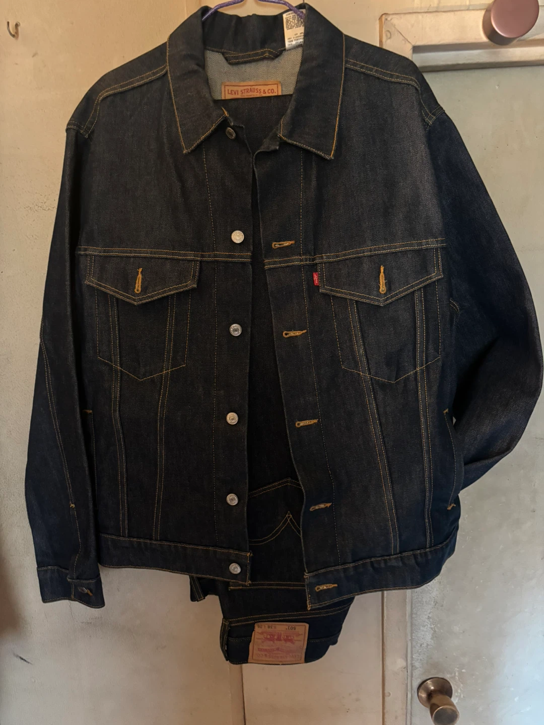 Levi's 501 Jeans and Denim Jacket