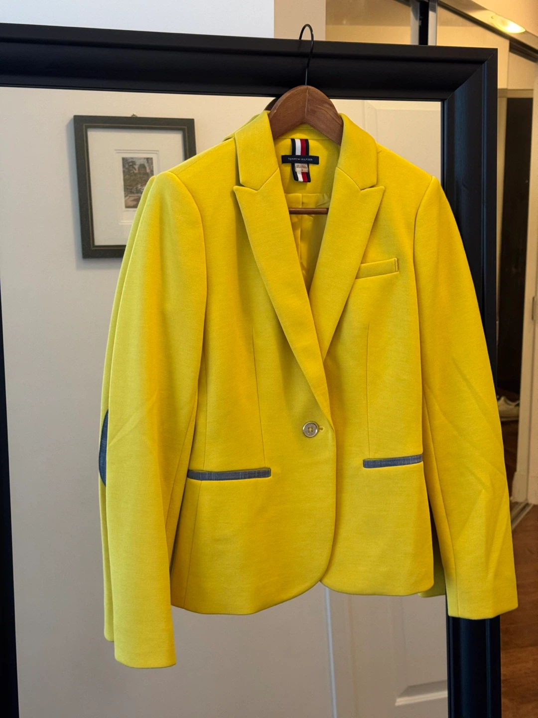 Tommy Hilfiger Yellow Blazer - Size 2