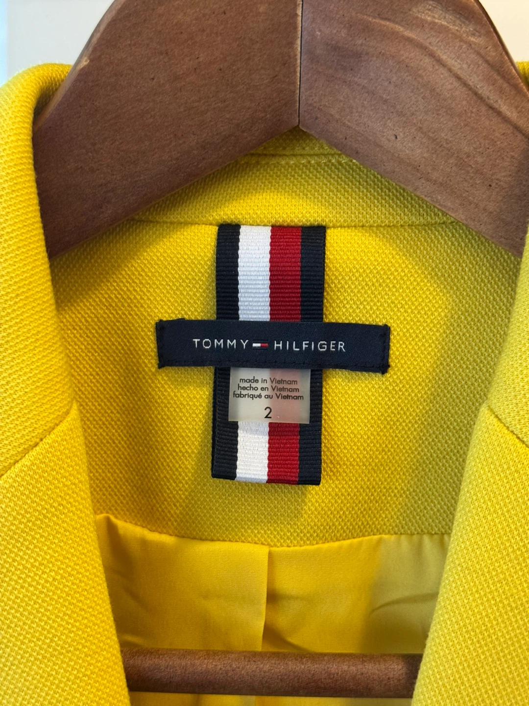 Tommy Hilfiger Yellow Blazer - Size 2 - photo 2