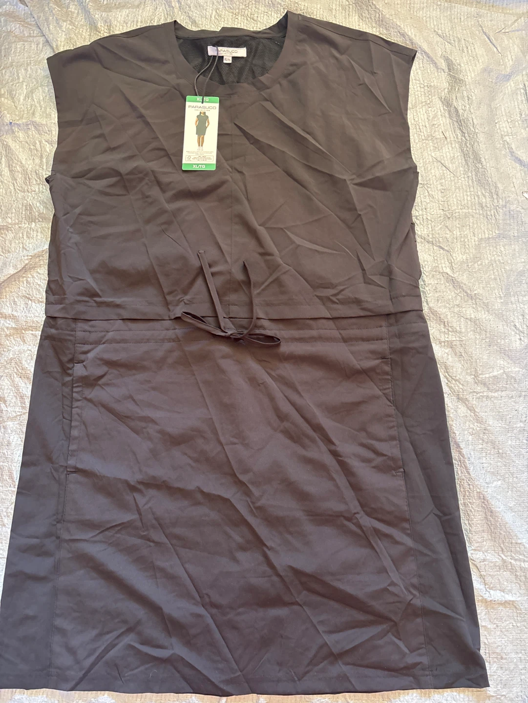 Parasuco Collection Black Sleeveless Dress XL/TG