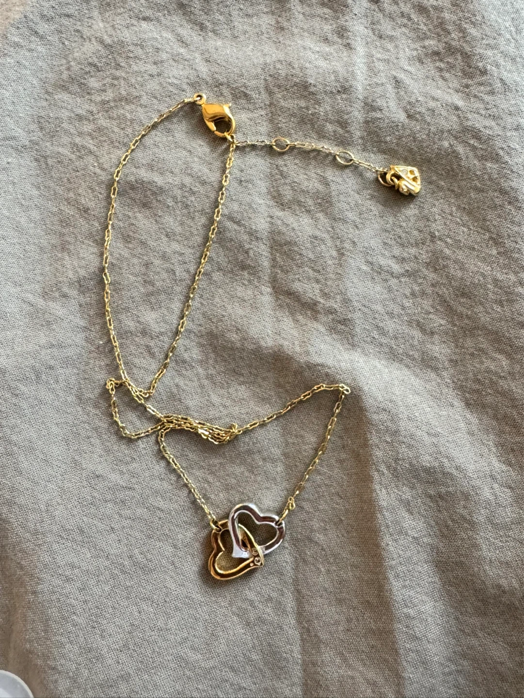 Swarovski Double Heart Necklace - photo 4