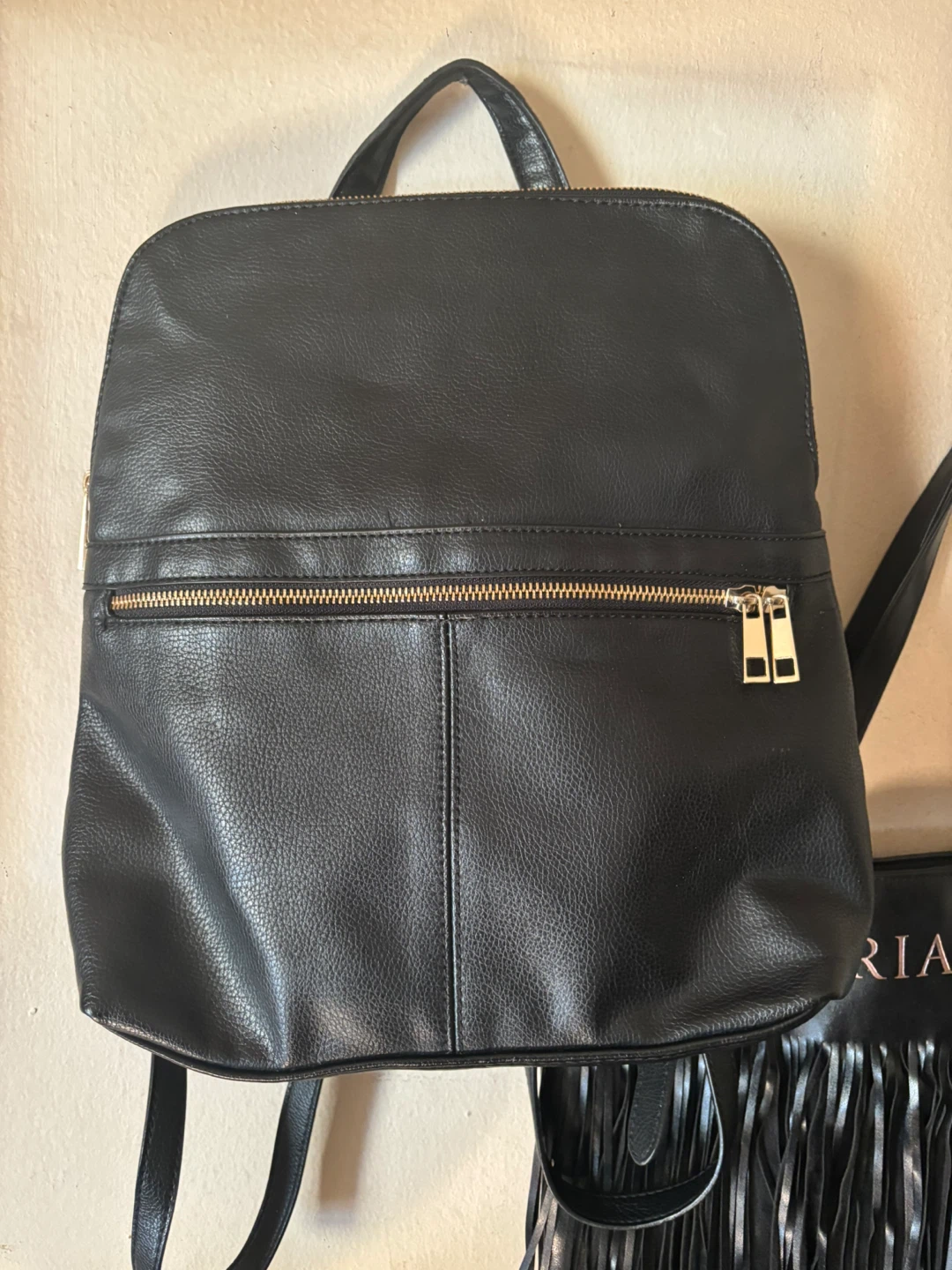 Victoria's Secret Black Fringe w/ multiple bags - photo 5