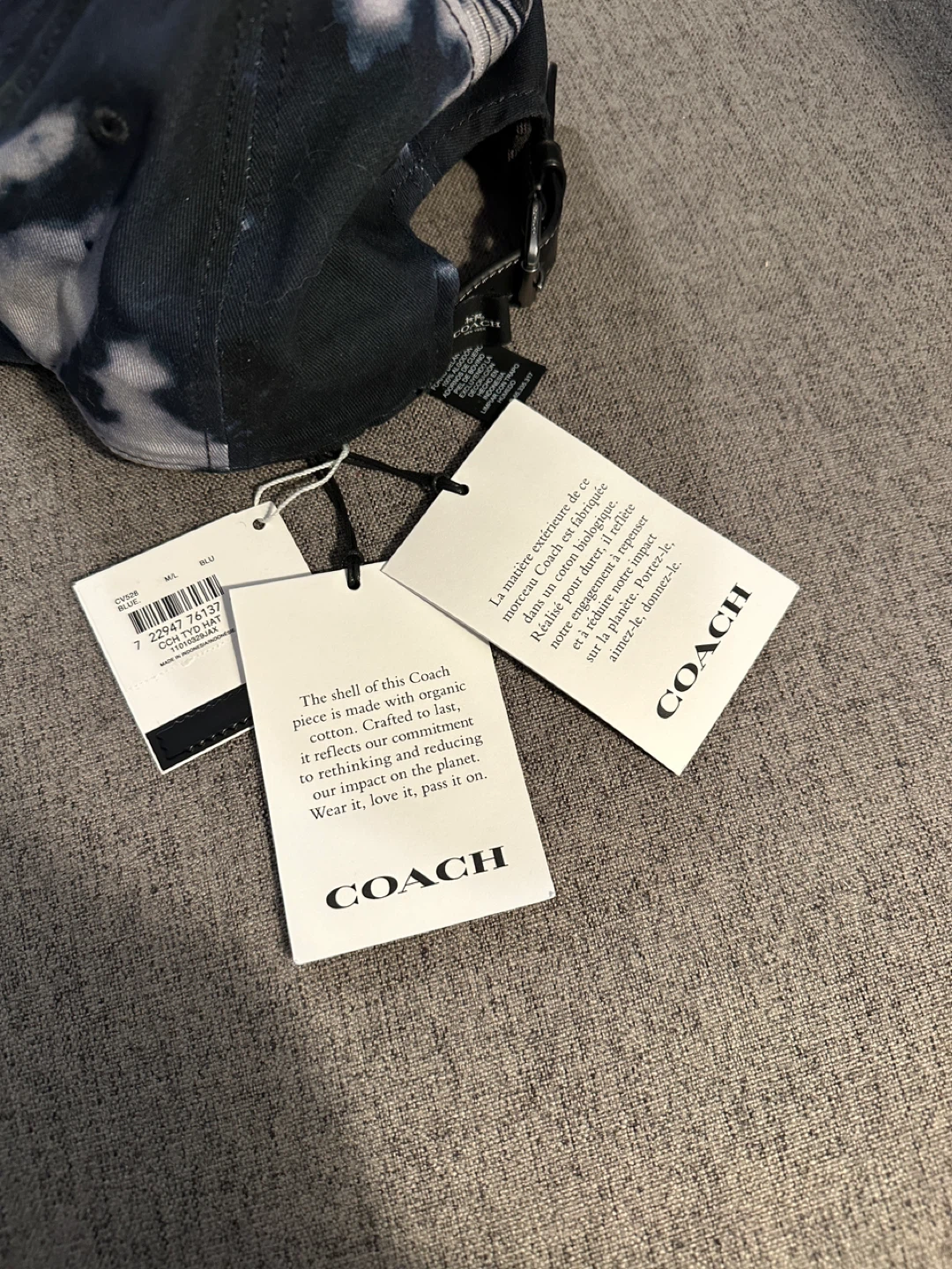 Coach Tie-Dye Baseball Cap - photo 3