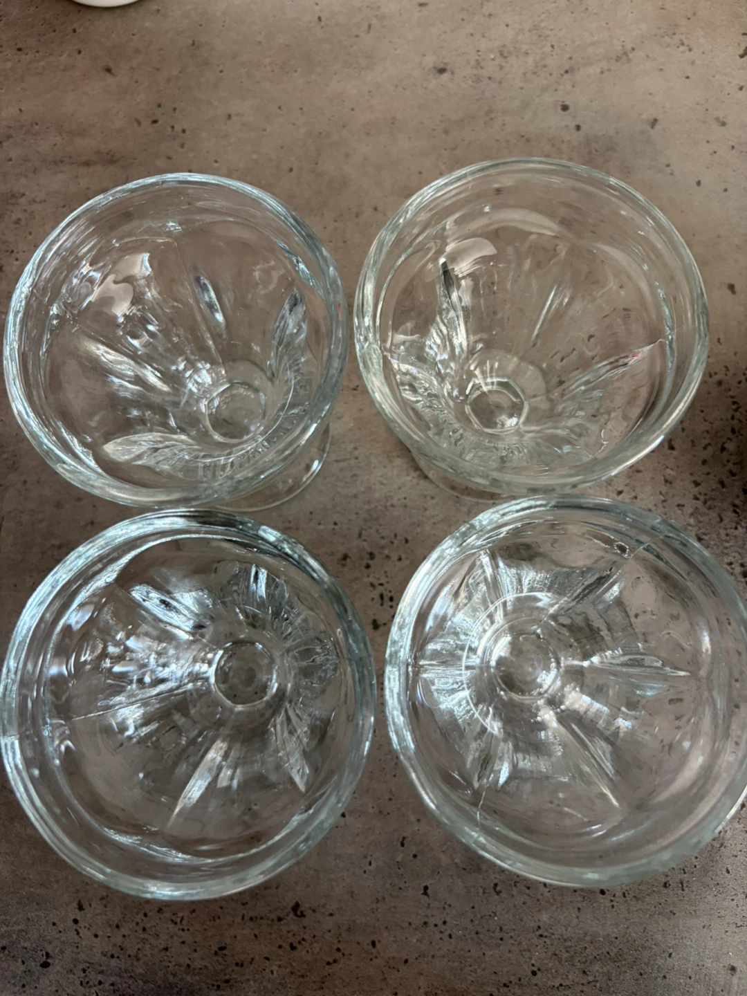 Set of 4 Clear Glass Sundae Dishes - photo 3