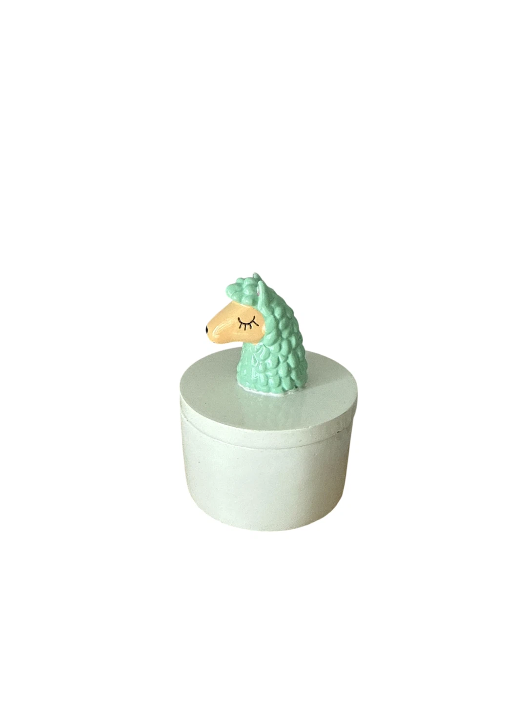 Cute Llama Trinket Box