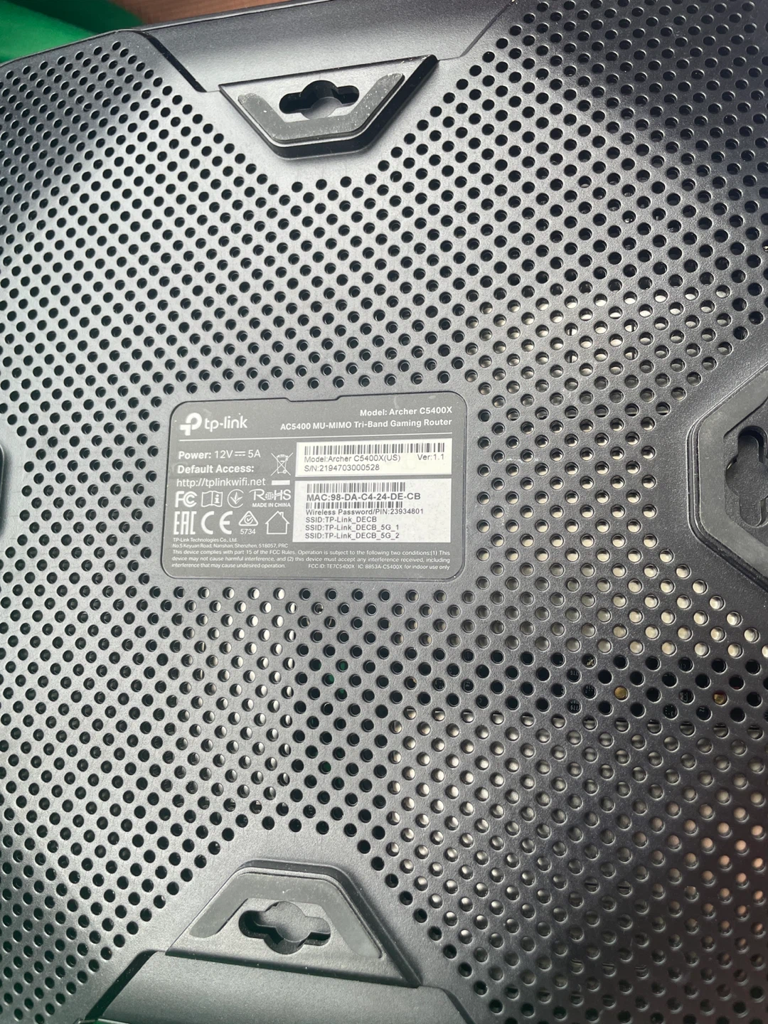 Gaming, TP-Link Archer C5400X Tri-Band Wi-Fi Router - photo 2