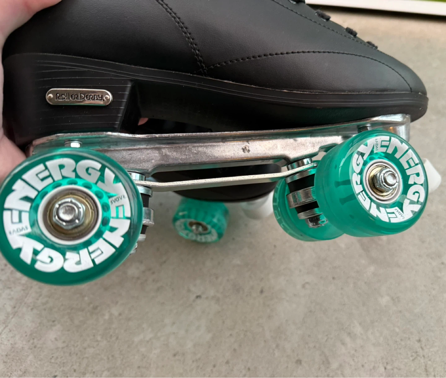 Black Quad Roller Skates Size 10 Men - photo 4