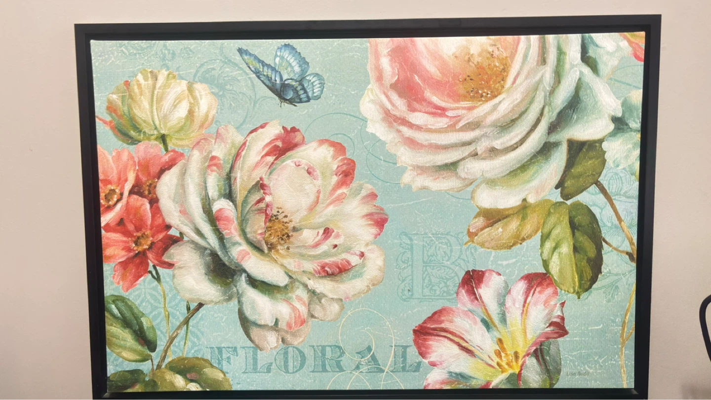 Framed Floral Wall Art - photo 2
