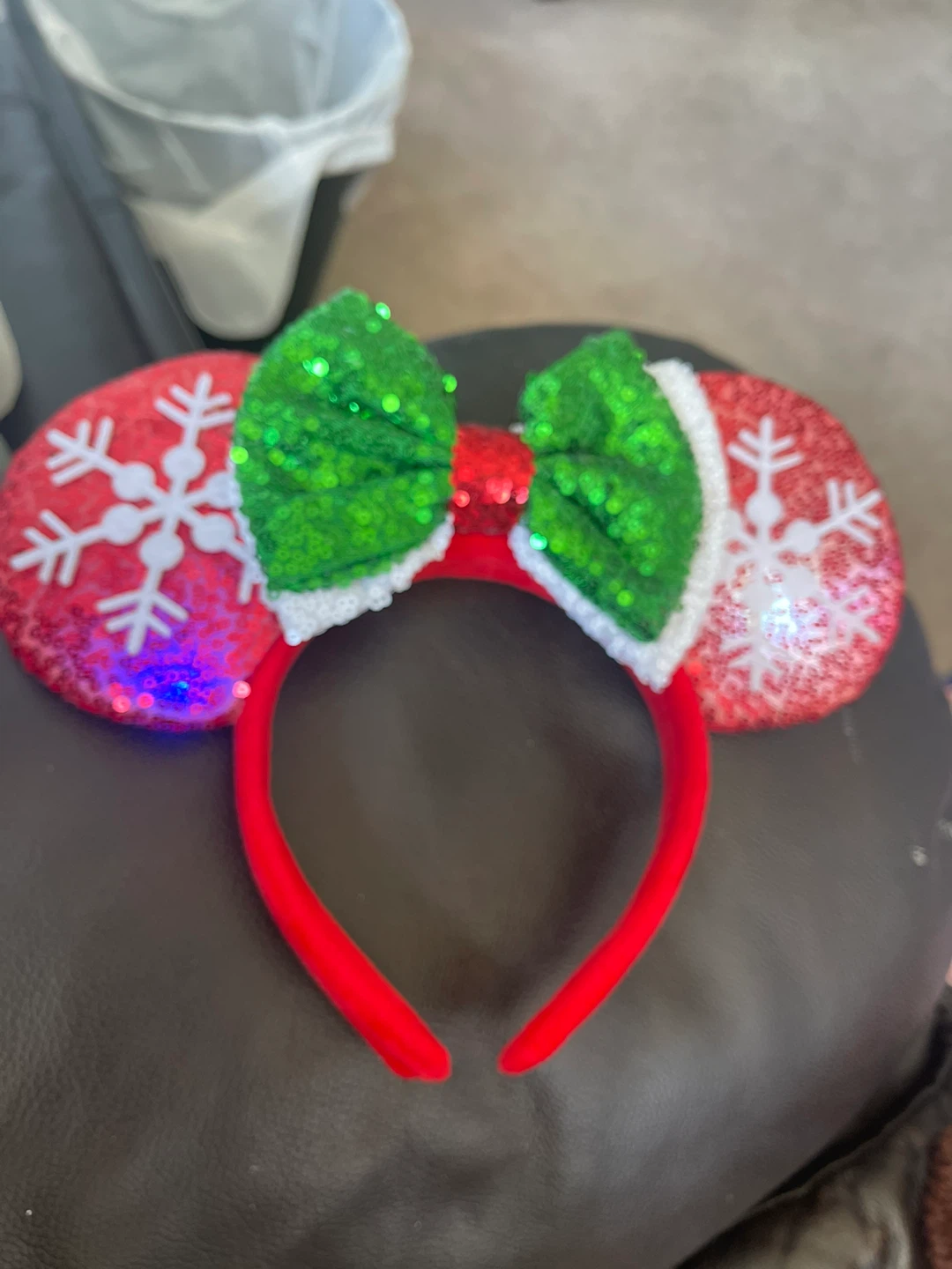 Christmas Mickey Mouse Ears Headband