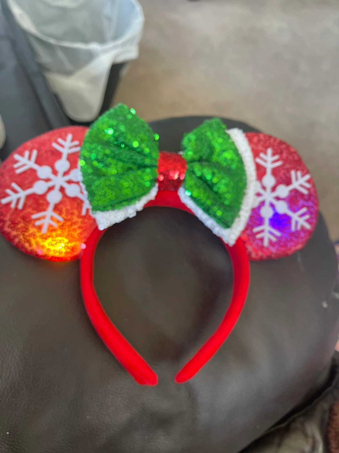Christmas Mickey Mouse Ears Headband - photo 2