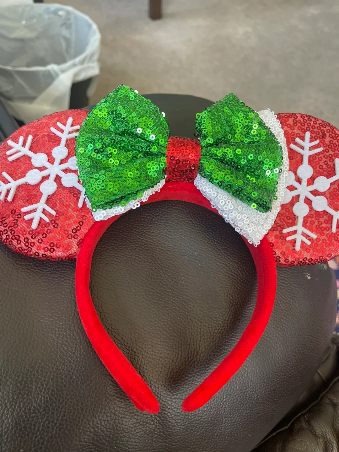 Christmas Mickey Mouse Ears Headband - photo 3